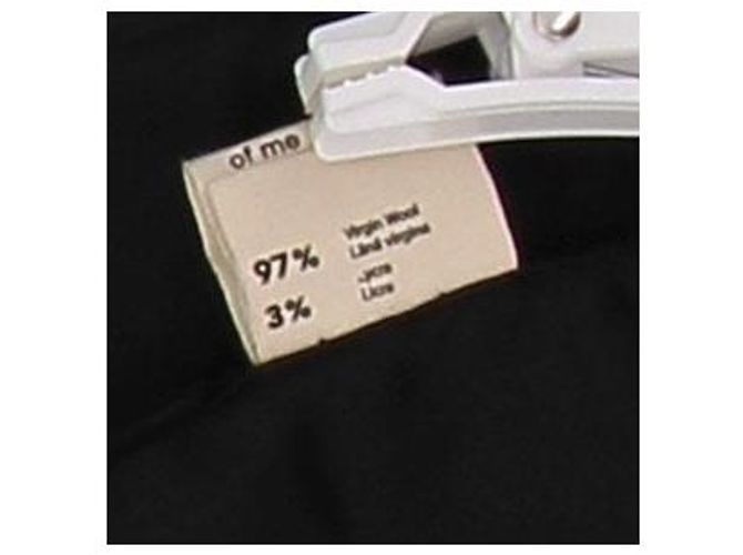 Autre Marque Blazer sin mangas negro de lana - vista 5