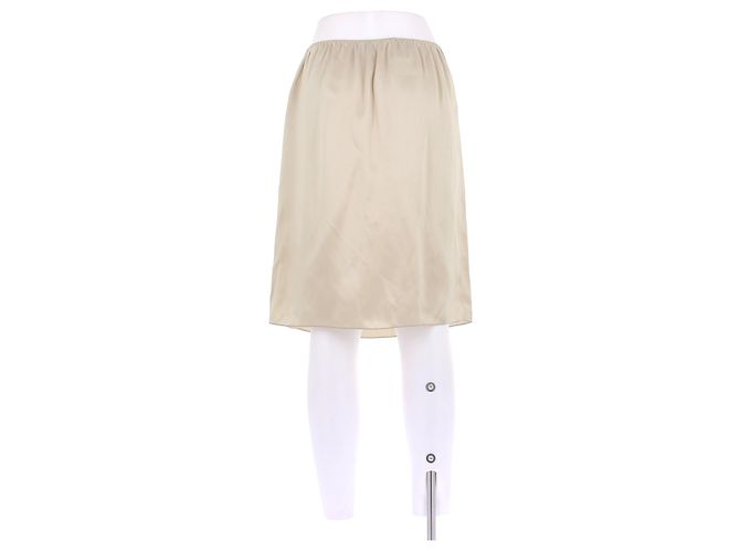 Miu Miu Saia creme Bege - vista 2