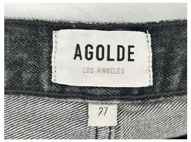 Agolde Vaqueros Kelly Grises - vista 3