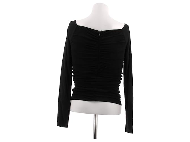 Givenchy Schwarzes Viscose Top - Ansicht 2