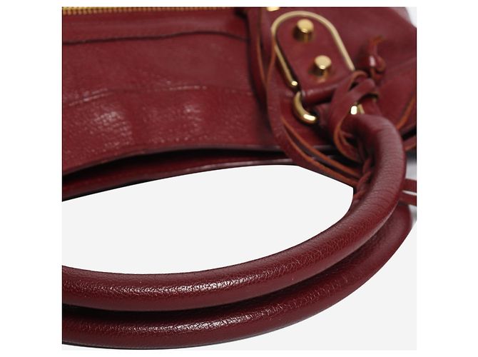 Balenciaga Borsa City bordeaux Bordò - vista 5