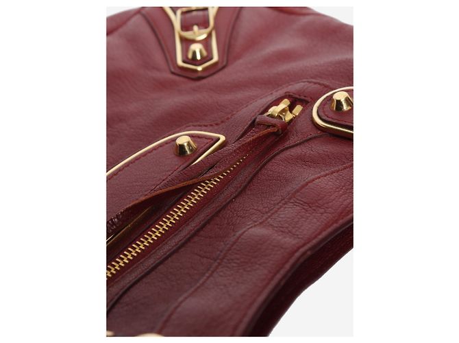 Balenciaga Borsa City bordeaux Bordò - vista 9