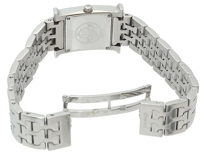 Hermès Hermes H-Watch HH1 210 Damenarmbanduhr Silber Quarz - Ansicht 5