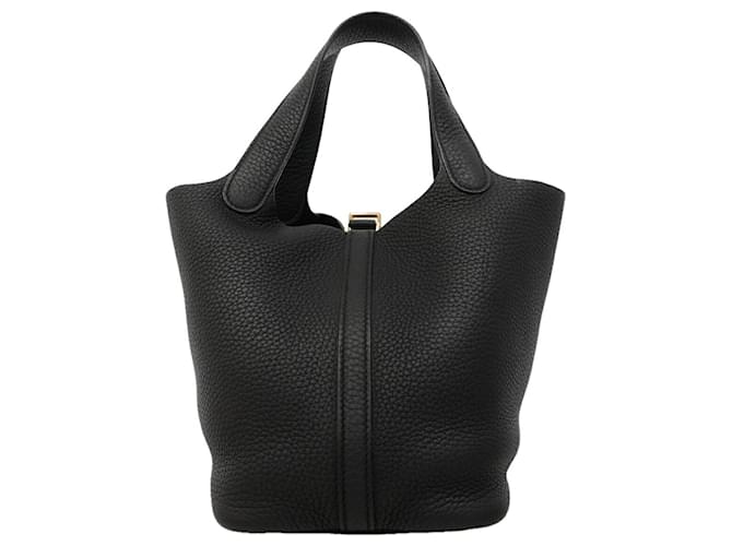 Hermès Borsa Hermes Picotin Lock PM Nero - vista 11