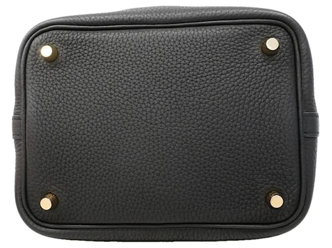 Hermès Borsa Hermes Picotin Lock PM Nero - vista 3