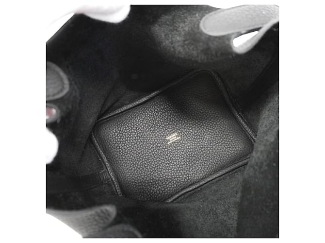 Hermès Borsa Hermes Picotin Lock PM Nero - vista 4