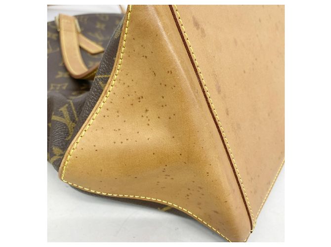 Borsa Cabas Mezzo Monogram Louis Vuitton Marrone - vista 7