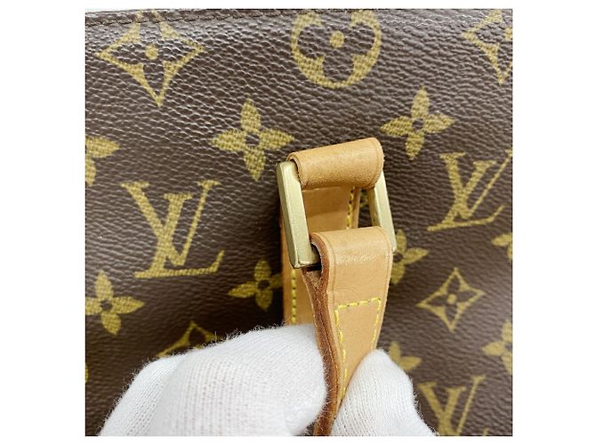 Borsa Cabas Mezzo Monogram Louis Vuitton Marrone - vista 9