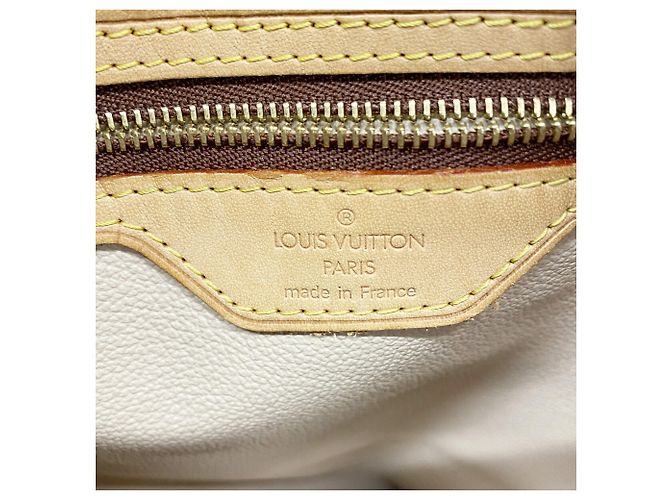 Borsa Tote Louis Vuitton Monogram Bucket GM M42236 Marrone - vista 5