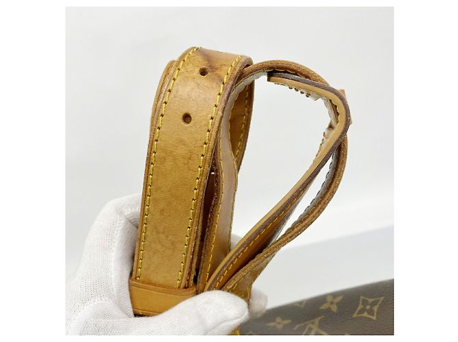 Louis Vuitton Boston Monogram Keepall Bandoulière 55 Marrone - vista 8