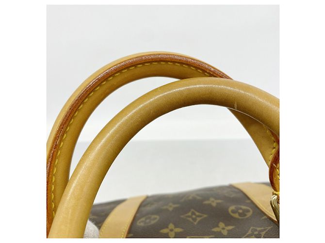 Louis Vuitton Boston Monogram Keepall Bandoulière 55 Marrone - vista 9