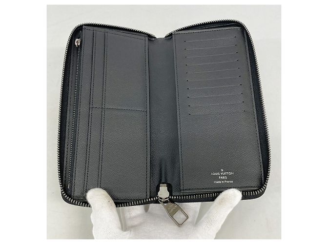 Zippy Louis Vuitton Monogram Eclipse Long Wallet Black - view 3