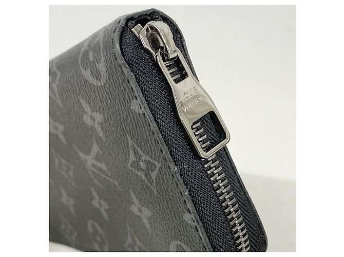 Zippy Louis Vuitton Monogram Eclipse Long Wallet Black - view 5