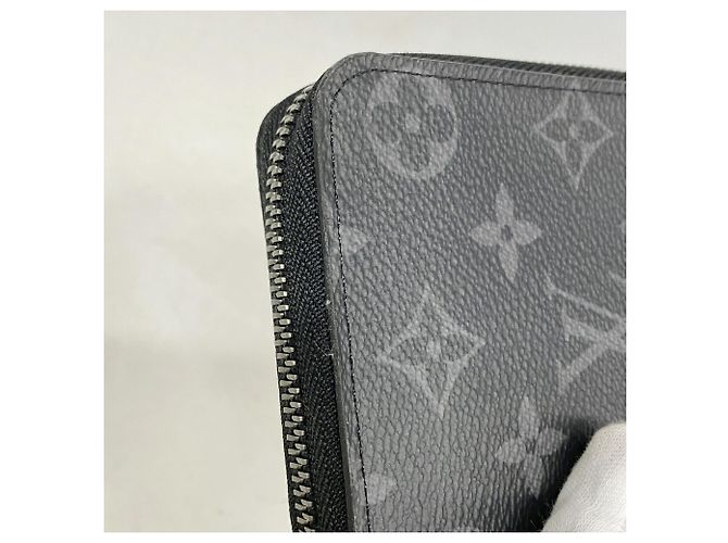Zippy Louis Vuitton Monogram Eclipse Long Wallet Black - view 7
