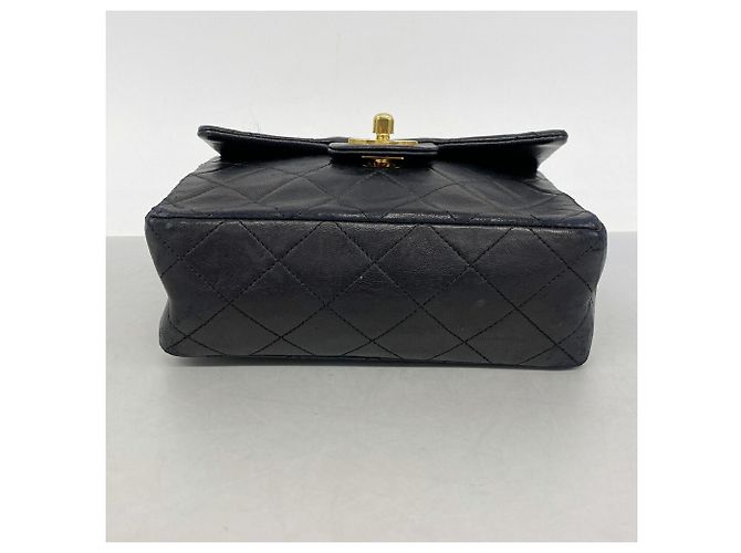 Borsa a tracolla Chanel Mini Matelassé con catena Nero - vista 3