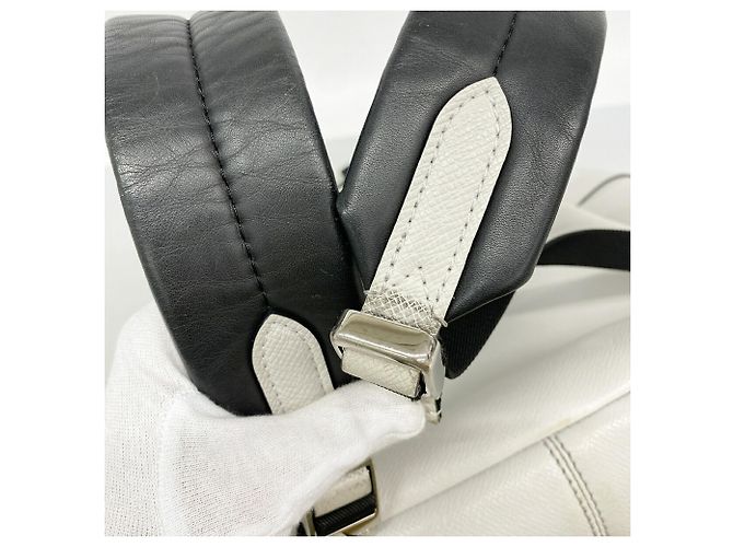 Zaino Louis Vuitton Taigarama Discovery PM Bianco - vista 10