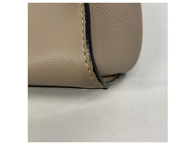 Borsa a mano in pelle Fendi Peekaboo Grigio - vista 6