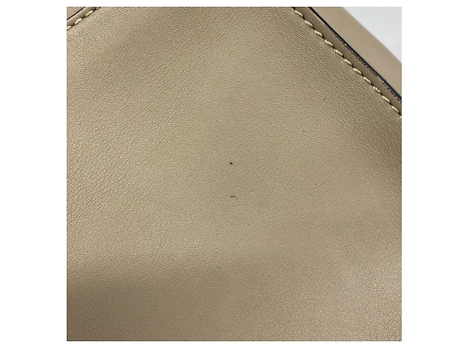 Borsa a mano in pelle Fendi Peekaboo Grigio - vista 9
