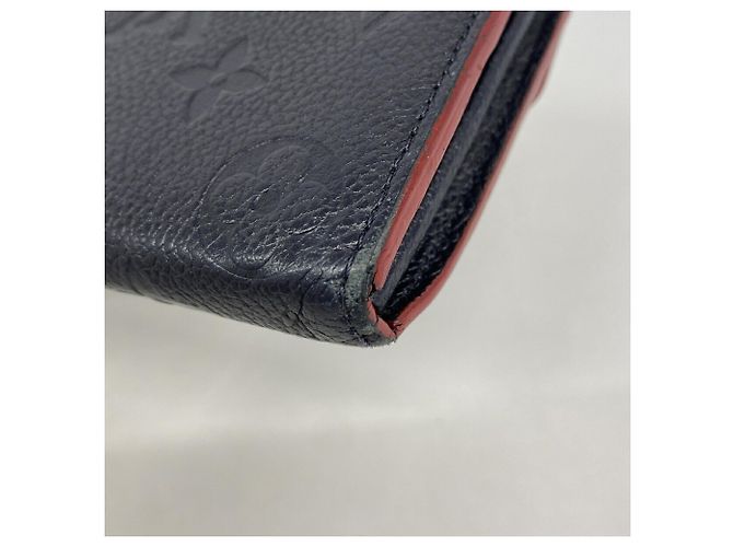 Louis Vuitton Monogram Empreinte Portefeuille Sarah Long Wallet Rosso - vista 5