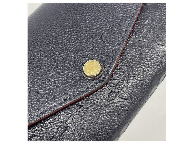 Louis Vuitton Monogram Empreinte Portefeuille Sarah Long Wallet Rosso - vista 9
