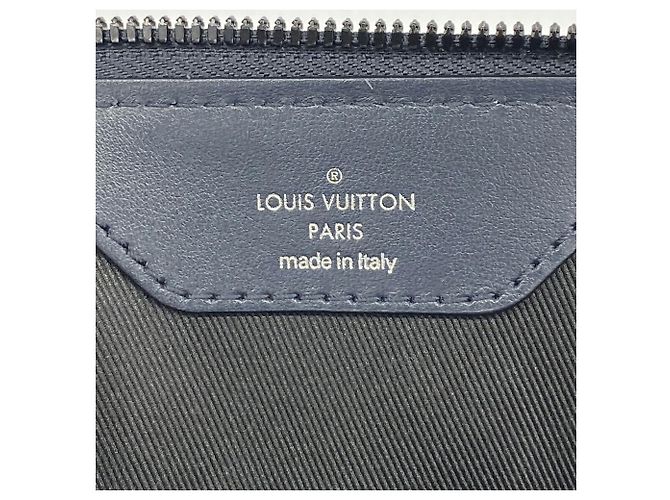 Borsa Louis Vuitton Damier Rush Epi XL Blu - vista 5