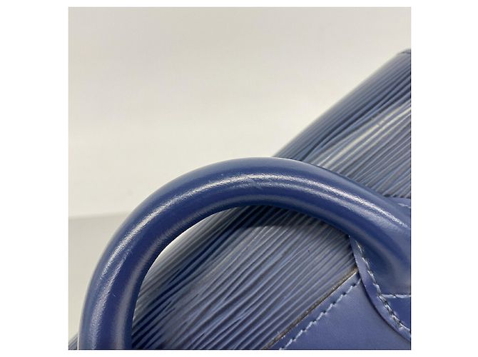 Borsa Louis Vuitton Epi Eden PM Blu navy - vista 9