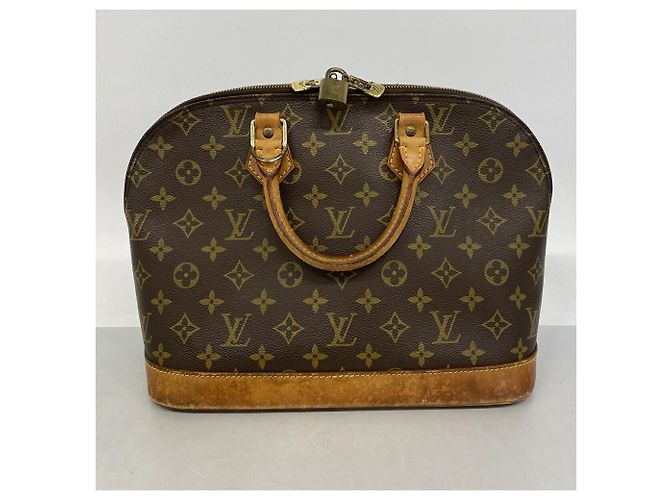 Borsa a mano Louis Vuitton Alma Monogram M51130 Marrone - vista 10