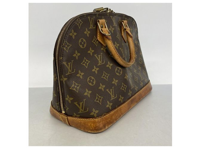 Borsa a mano Louis Vuitton Alma Monogram M51130 Marrone - vista 2