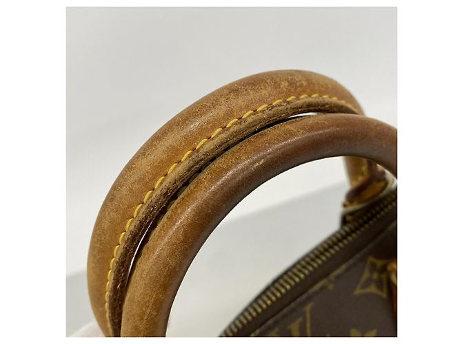 Borsa a mano Louis Vuitton Alma Monogram M51130 Marrone - vista 7