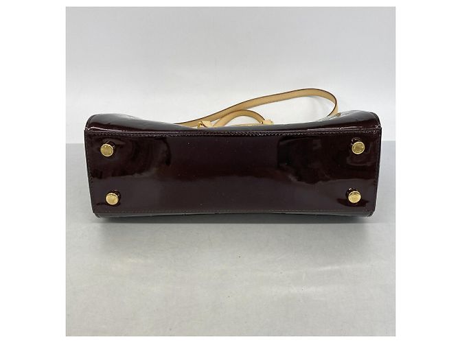 Borsa Louis Vuitton Vernis MM in Amarante Bordò - vista 3