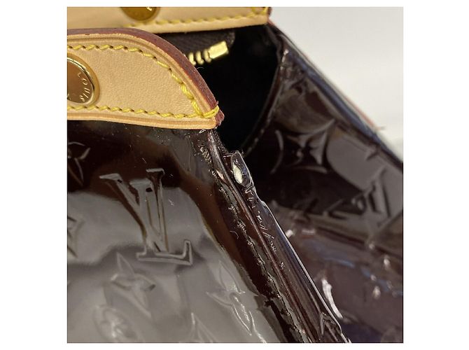Borsa Louis Vuitton Vernis MM in Amarante Bordò - vista 6