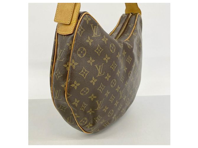 Sac à épaule Louis Vuitton Monogram Croissant GM Marron - vue 2