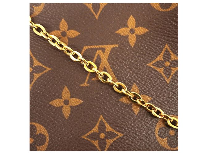 Louis Vuitton Monogram Multipochette Accessoires Schultertasche Braun Khaki - Ansicht 8