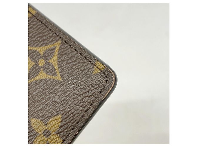 Louis Vuitton Monogram Portecartes Simple Card Case Castaño - vista 5