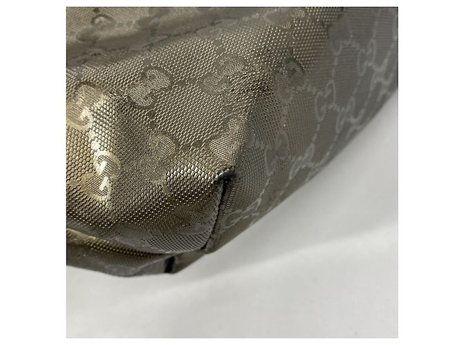 Borsa Tote Gucci GG Stampata 211137 Cachi - vista 6