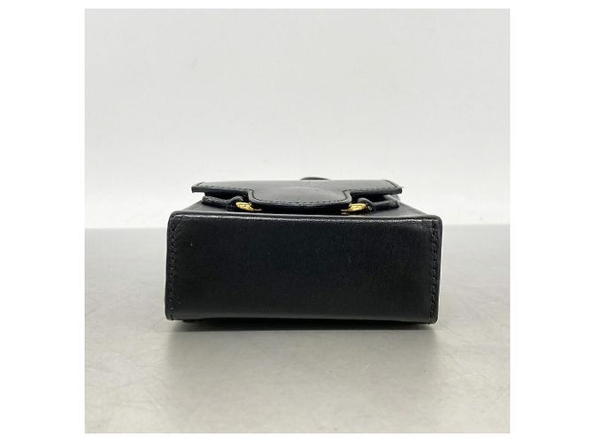 Borsa a tracolla Gucci in pelle nera Nero - vista 3