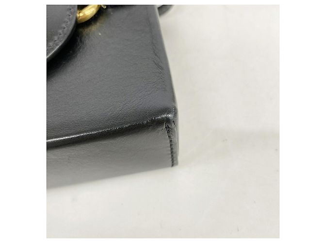 Borsa a tracolla Gucci in pelle nera Nero - vista 6