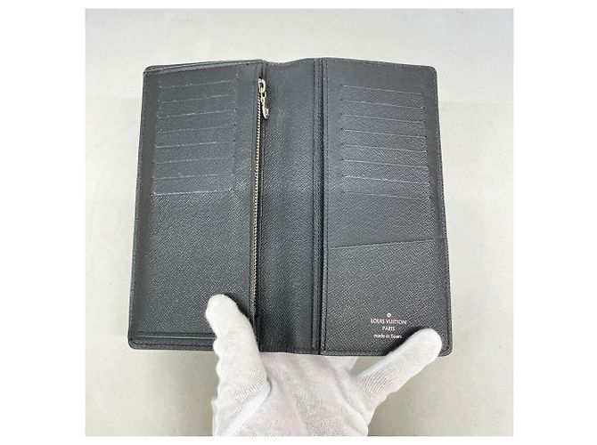 Louis Vuitton Epi Leather Portefeuille Brazza Long Wallet Black - view 3