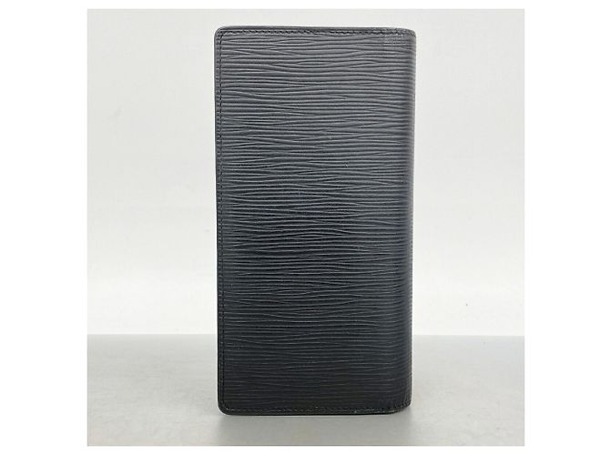 Louis Vuitton Epi Leather Portefeuille Brazza Long Wallet Black - view 8