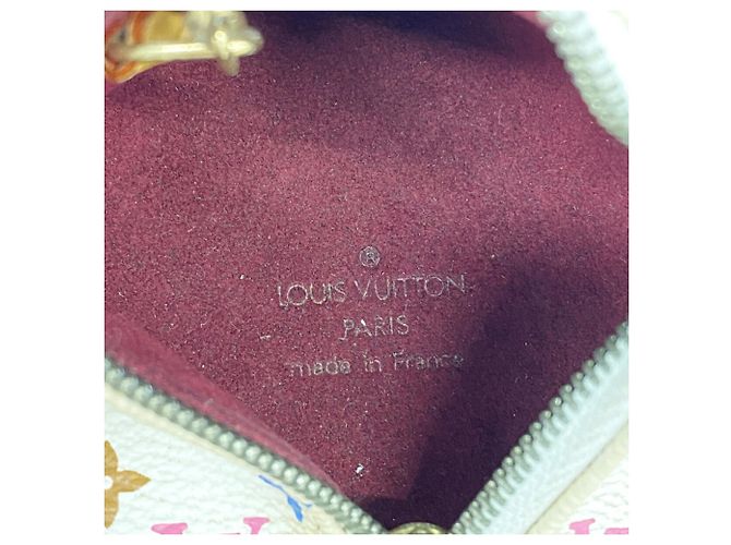 Louis Vuitton Monogram Multicolor Berlingo Wallet/Coin Case White - view 4