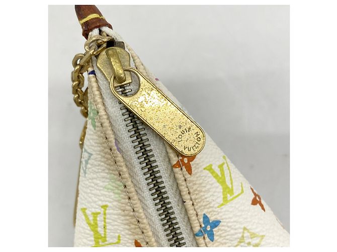 Louis Vuitton Monogram Multicolor Berlingo Wallet/Coin Case White - view 5