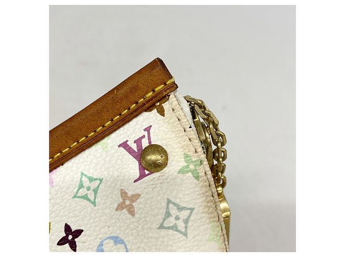 Louis Vuitton Monogram Multicolor Berlingo Wallet/Coin Case White - view 6