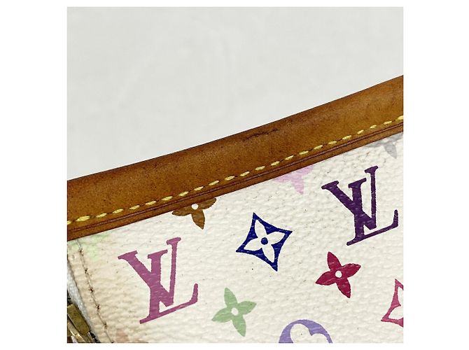 Louis Vuitton Monogram Multicolor Berlingo Wallet/Coin Case White - view 8