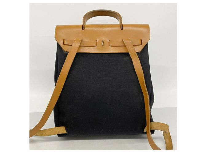 Hermès Zaino Hermes Herbag Ad MM Nero - vista 12