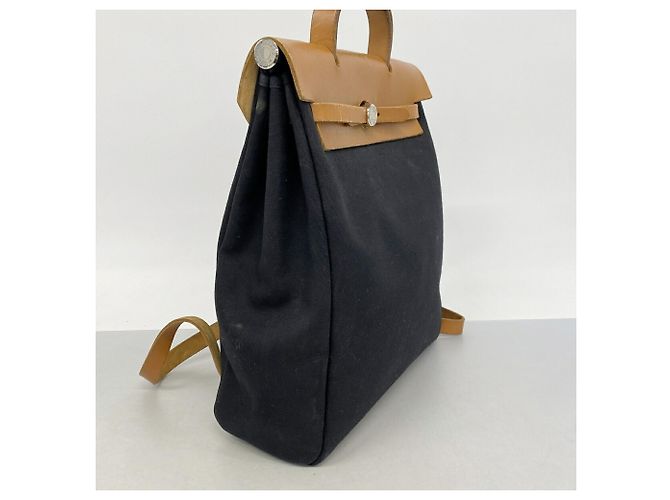 Hermès Zaino Hermes Herbag Ad MM Nero - vista 2