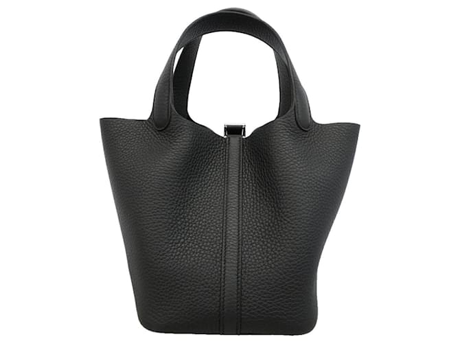 Hermès Borsa Hermes Picotin Lock PM Nero - vista 9