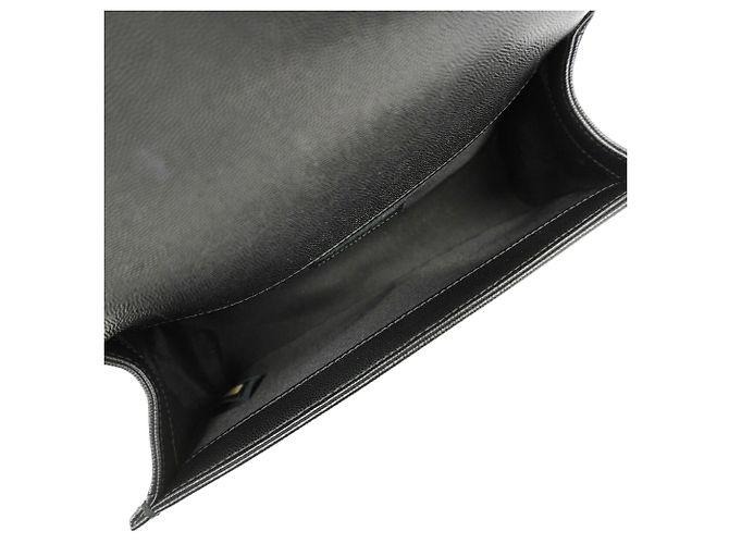 Borsa a tracolla Chanel Boy Chain Nero - vista 4