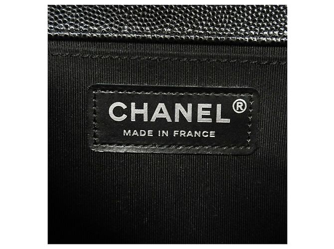 Borsa a tracolla Chanel Boy Chain Nero - vista 5