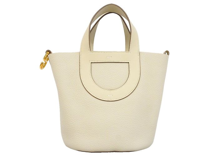Hermès Borsa Hermes In the Pool 18 Bianco - vista 8