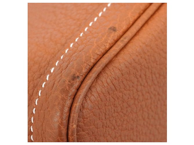 Hermès Borsa Tote Hermes Garden TPM D'oro - vista 6